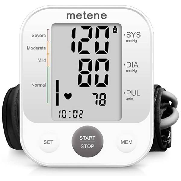 Home Blood Pressure Monitor Upper Arm BP Cuff Machine, Accurate Automatic High Blood Pressure Machine Kit, Pulse Rate